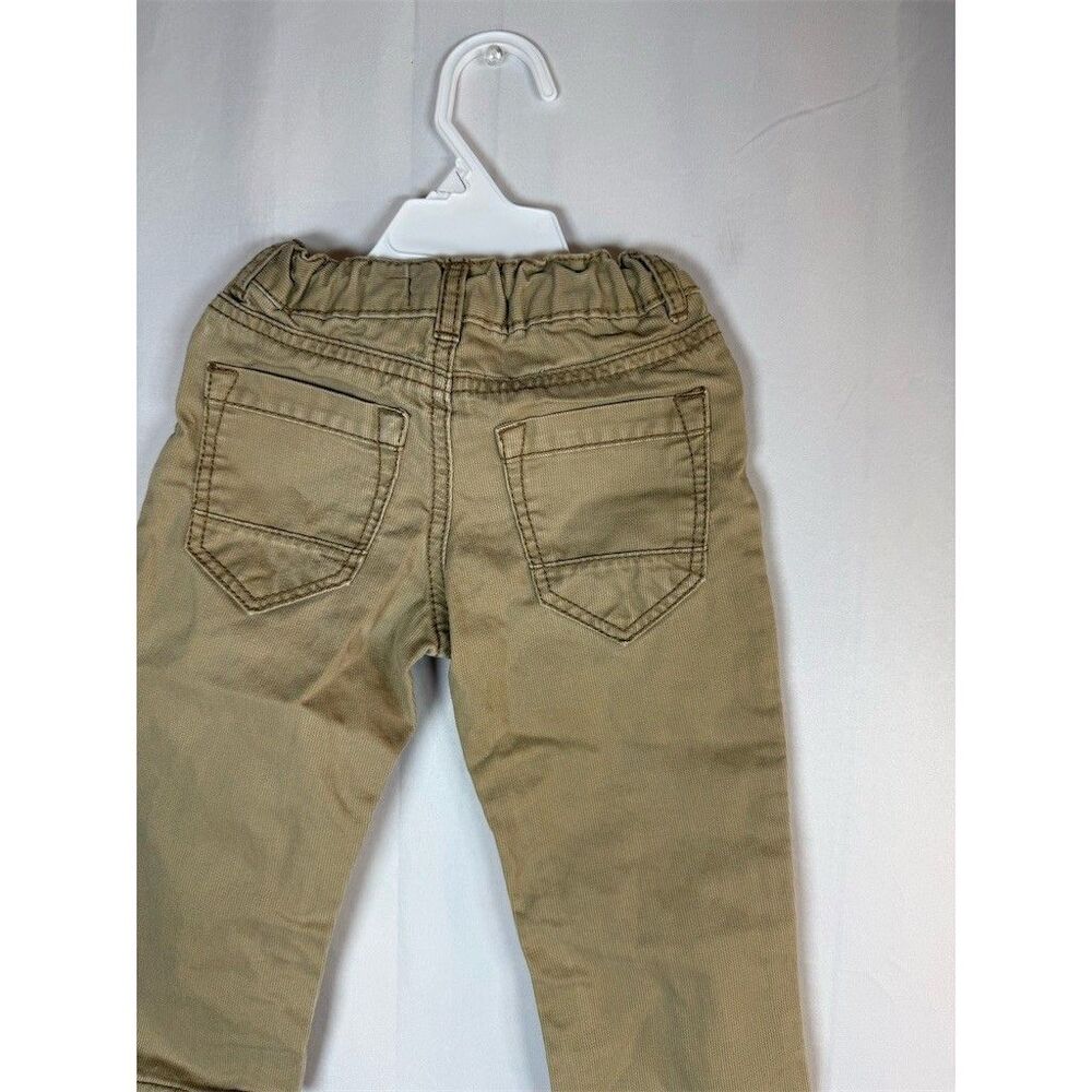 OshKosh B'gosh Toddler Unisex Jeans Tan Slim Straight 5-Pocket Elastic Waist - Picture 7 of 15